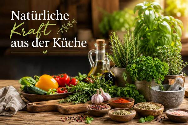 Natürliche Kraft aus der Küche